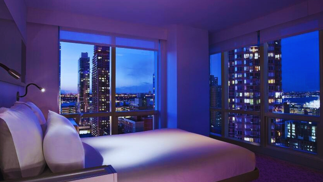 hotels in new york times square with 2 queen beds